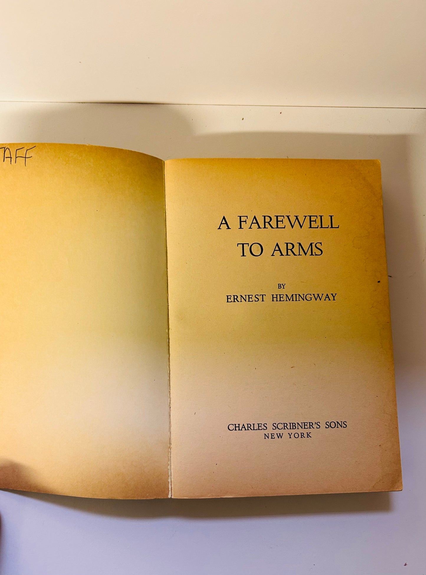 A Farewell to Arms