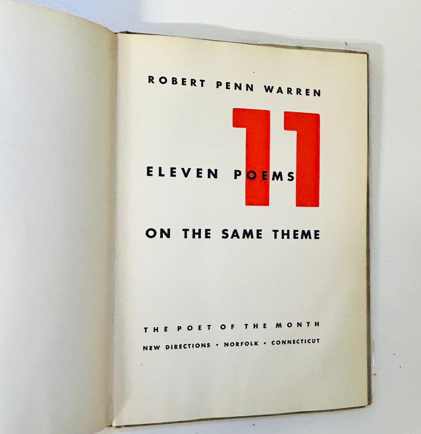 11 Poems on the Same Theme