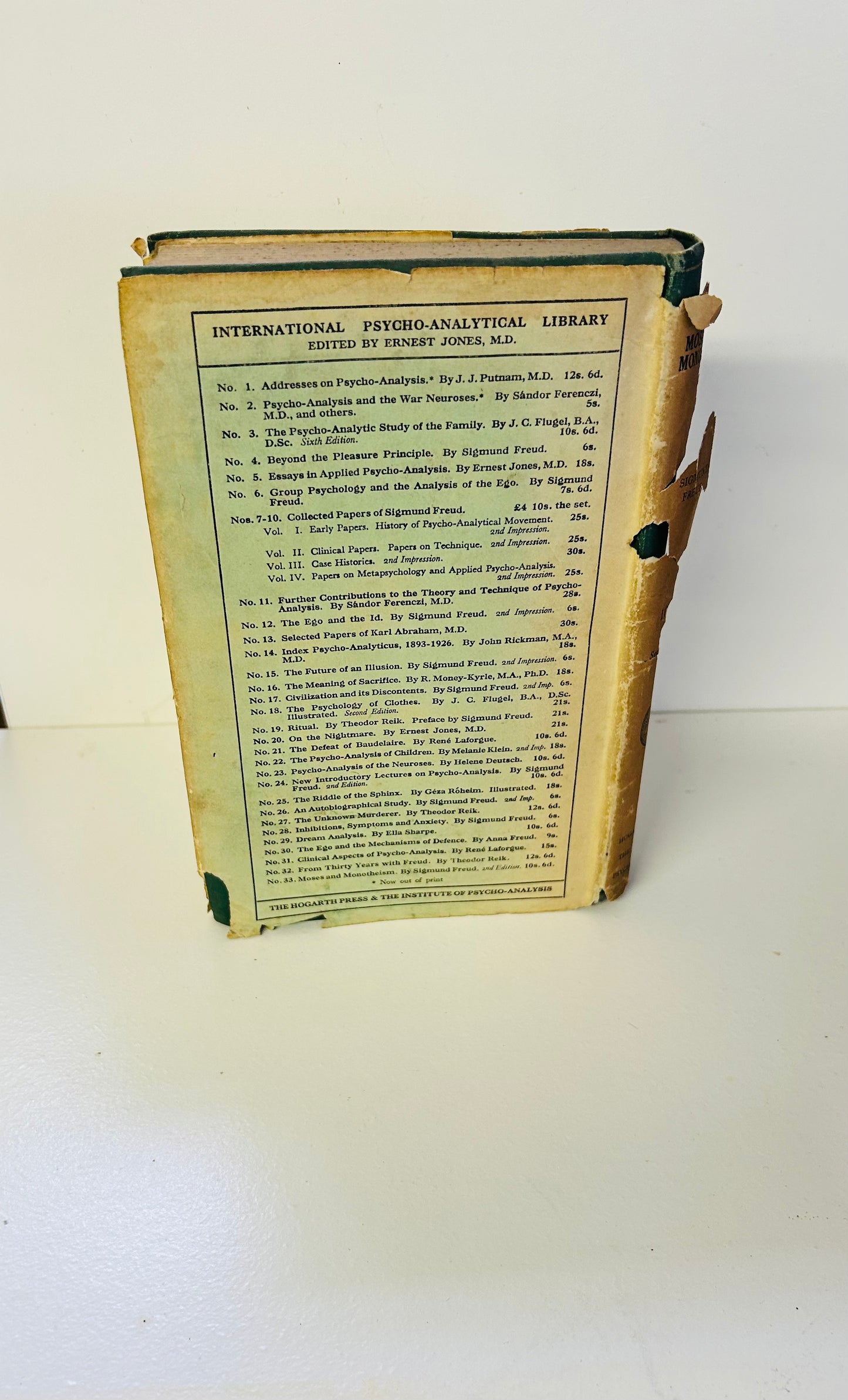 Moses and Monotheism