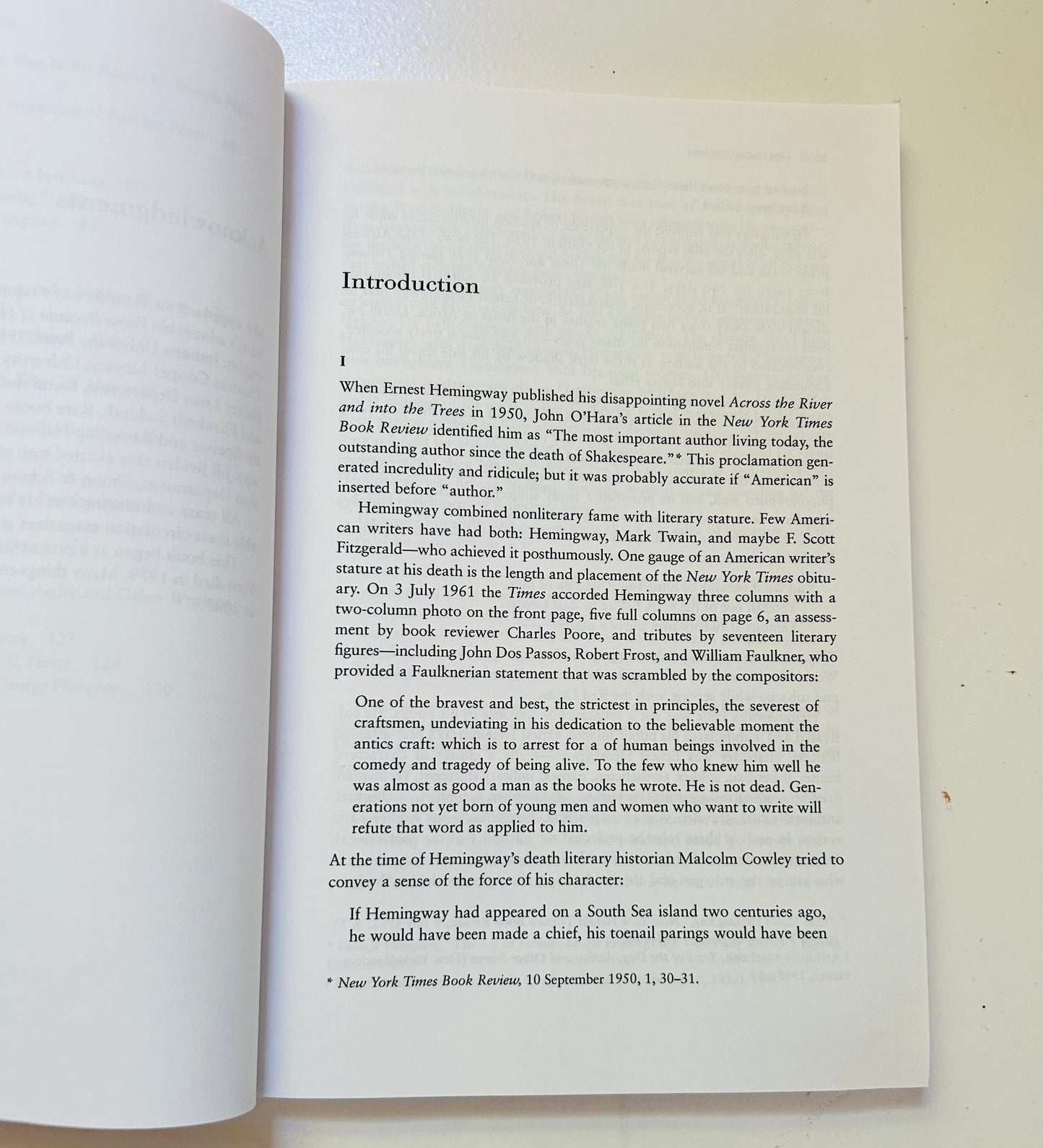 Hemingway and the Mechanism of Fame