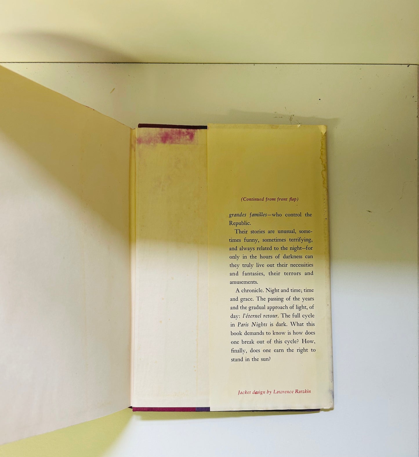 Paris Nights: A Chronicle