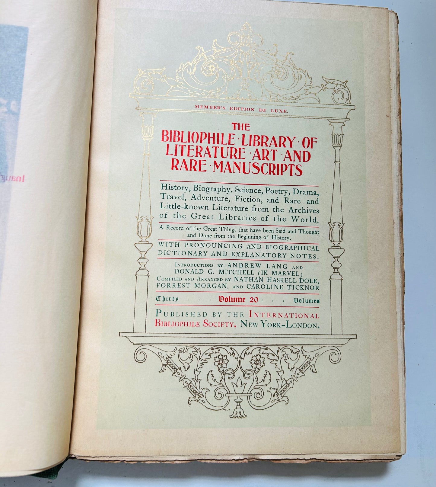 The Bibliophile Library of Literature Art and Rare Manuscripts