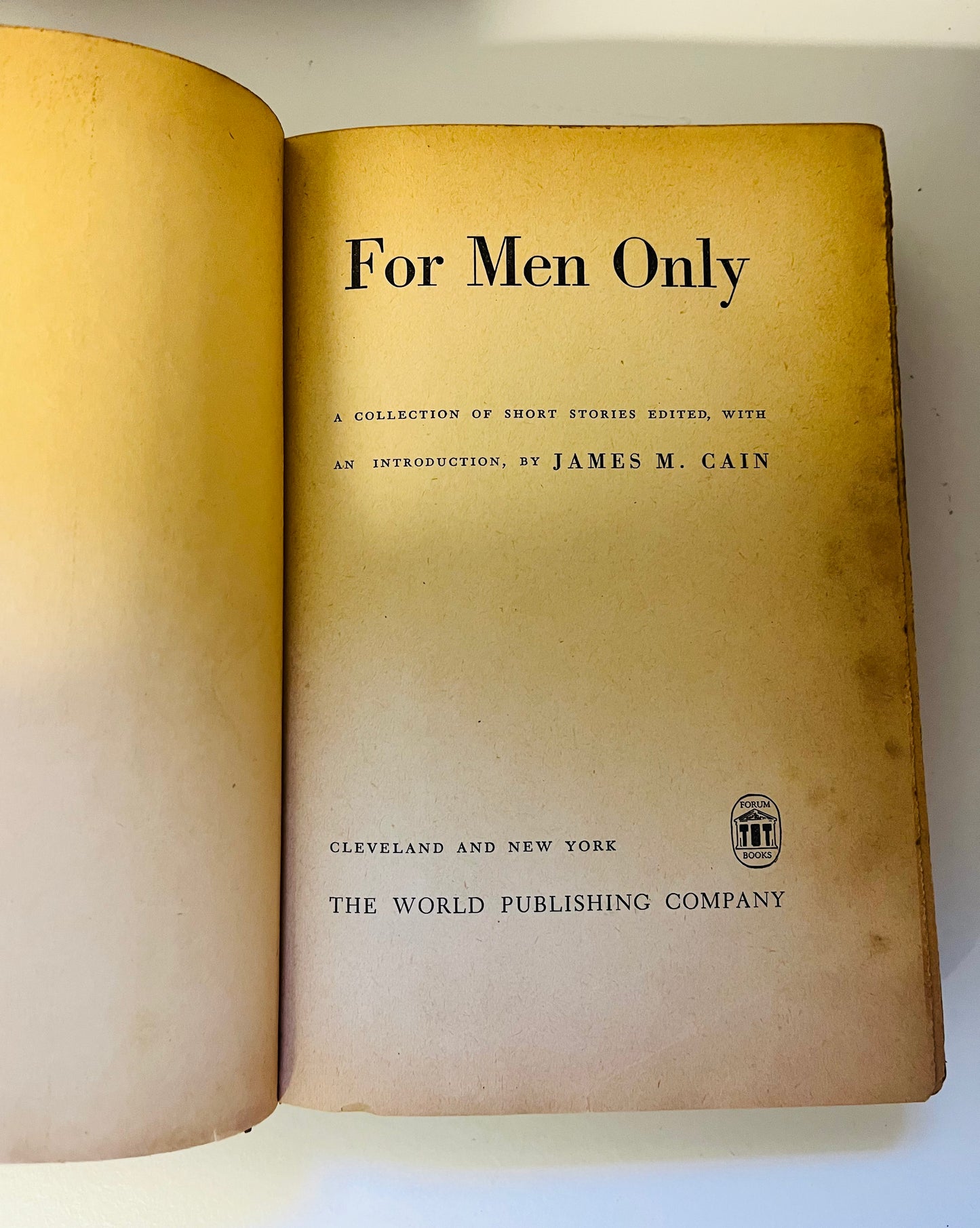 For Men Only