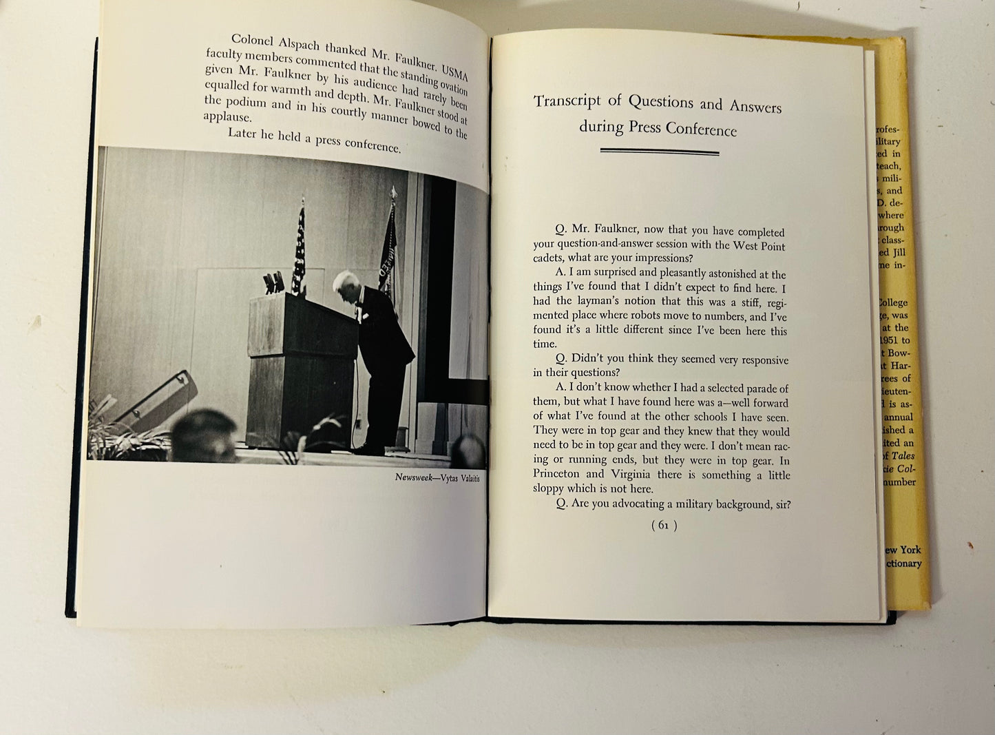 Faulkner at West Point
