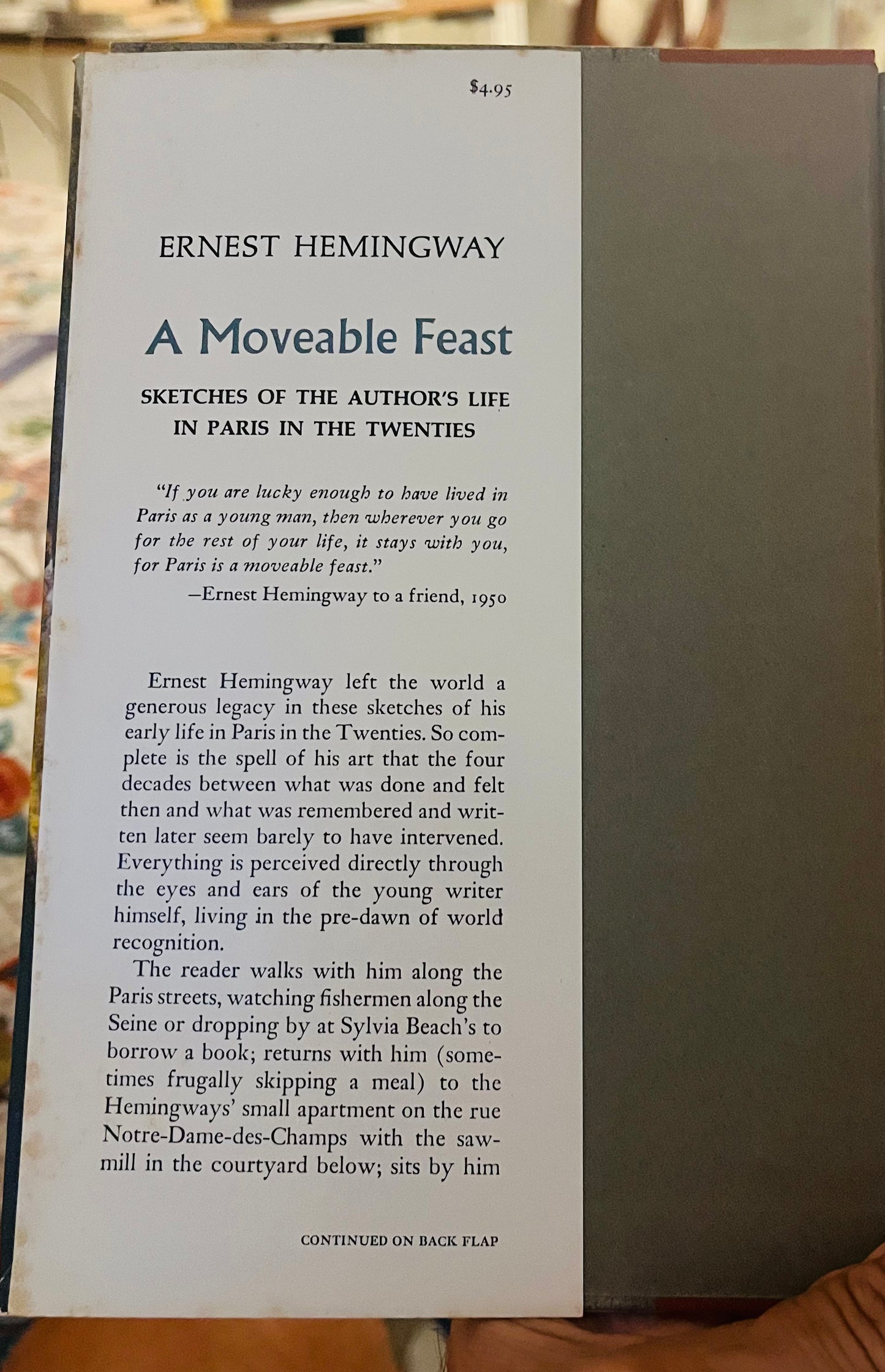 A Moveable Feast