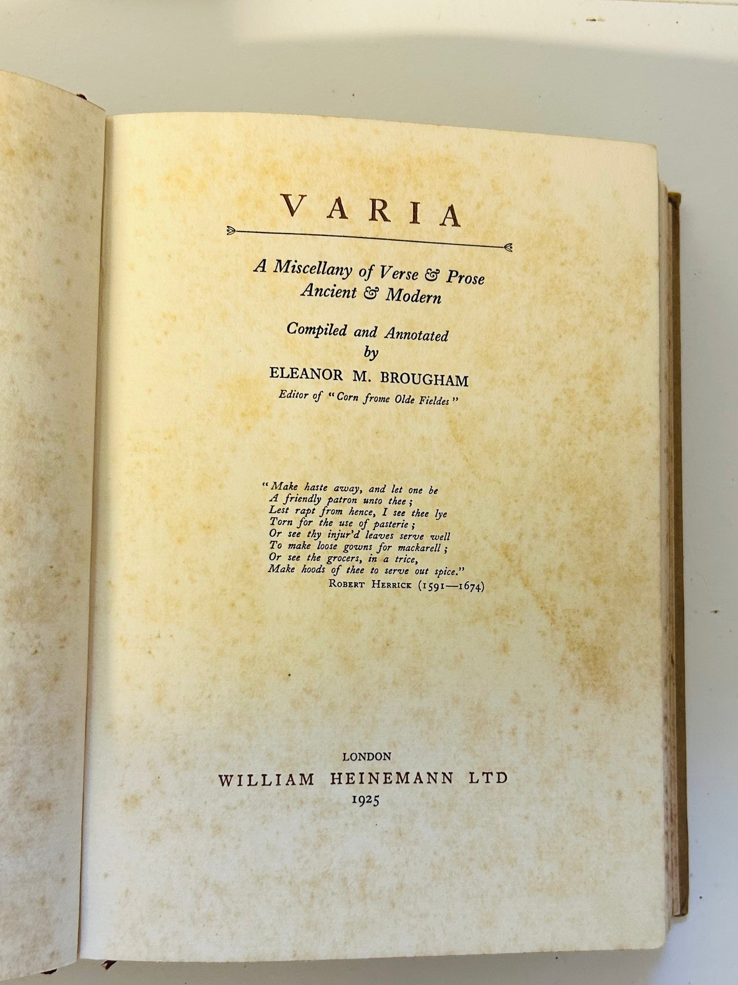 Varia
