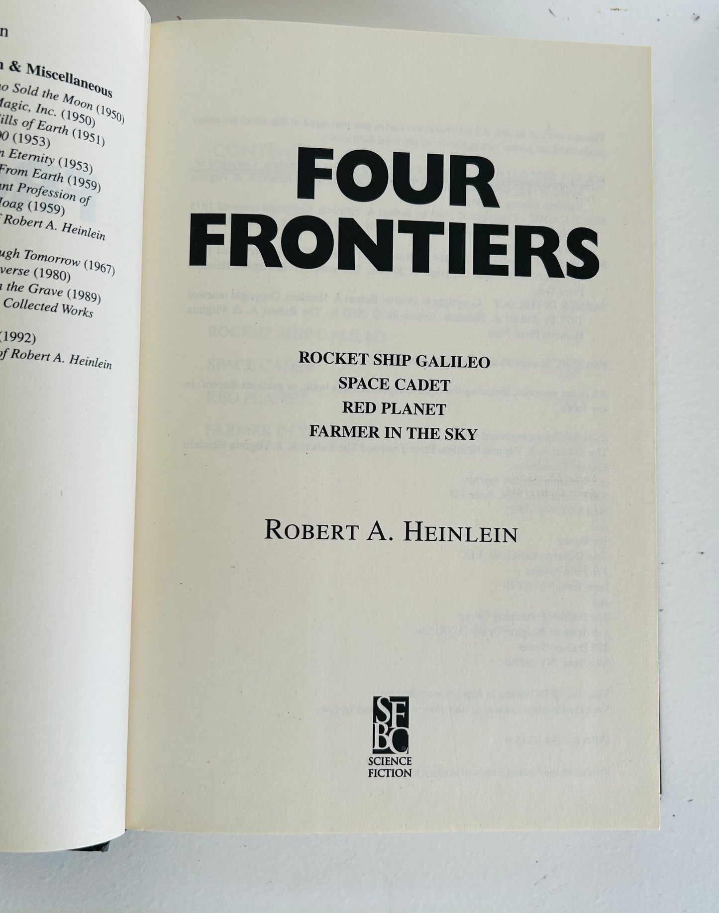 Four Frontiers