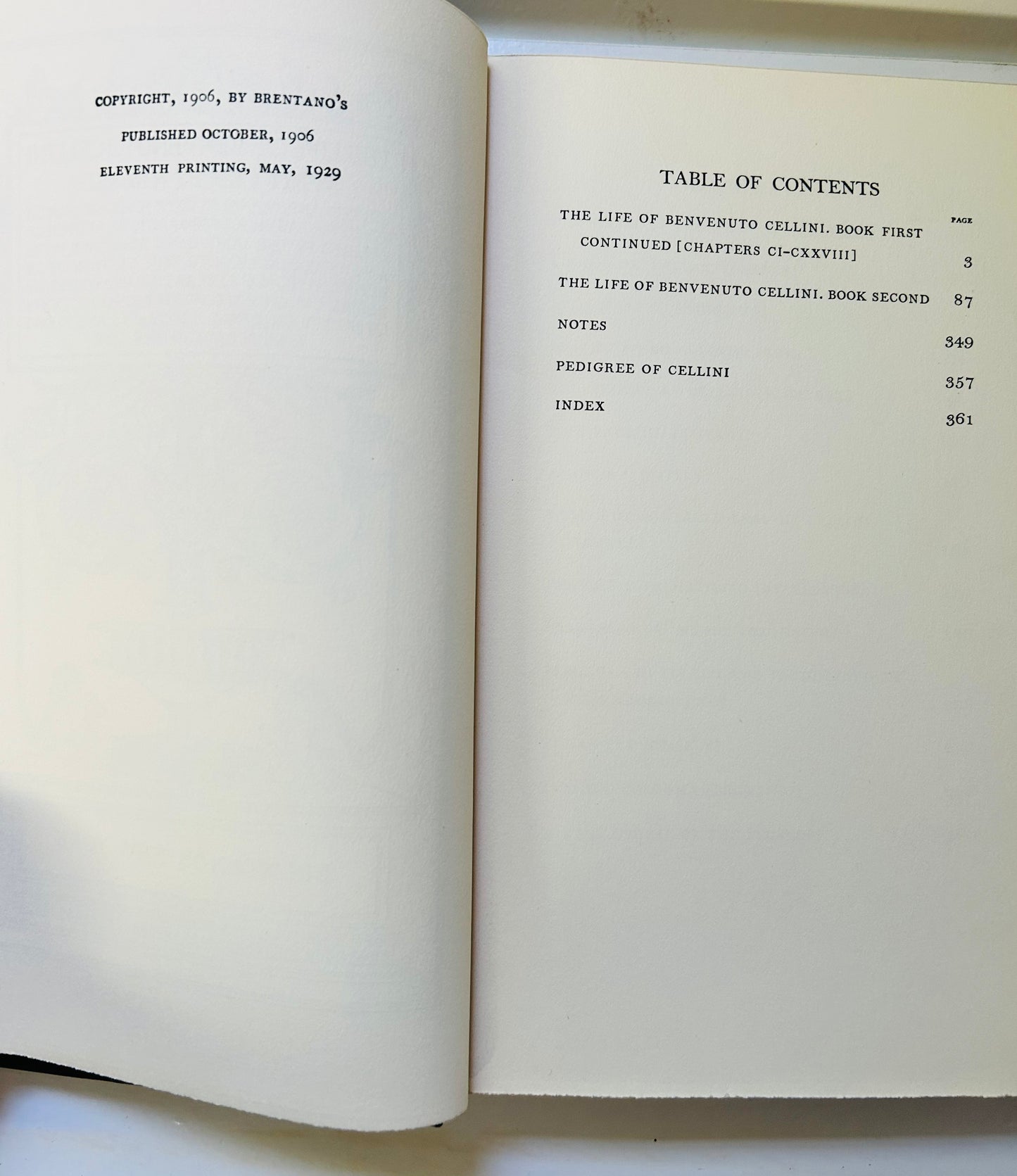 The Life of Benvenuto Cellini (2 volume set)