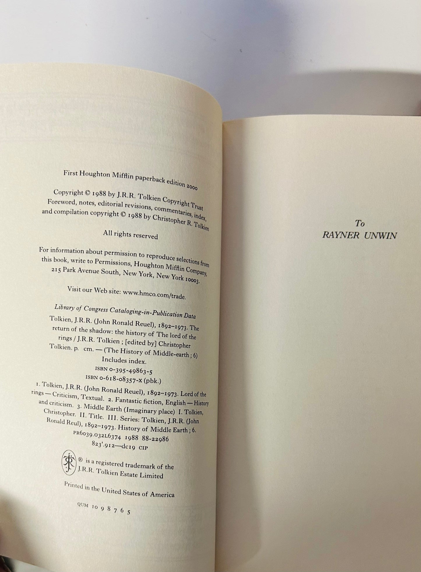 The History of the Lord of the Rings