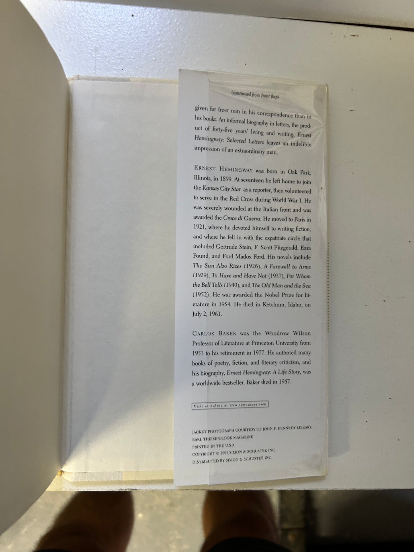 Ernest Hemingway: Selected Letters 1917-1961