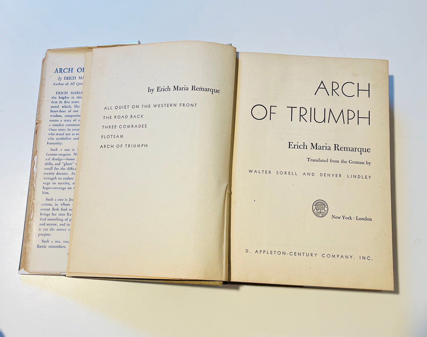 Arch of Triumph - Burning Tree Books