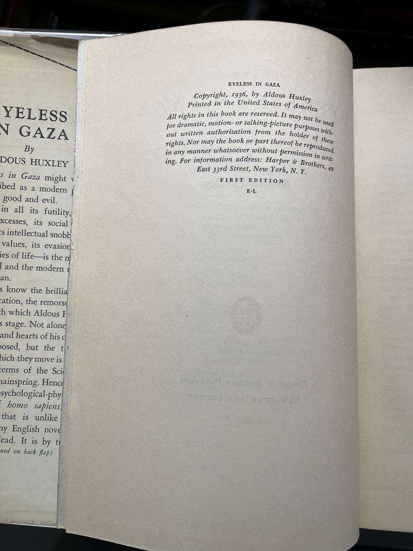 Eyeless in Gaza - Burning Tree Books
