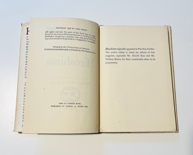Hiroshima - Burning Tree Books