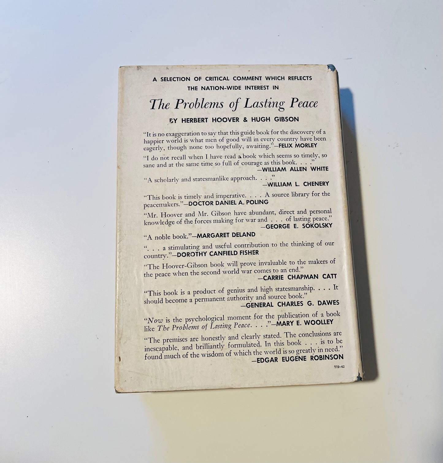 The Problems of Lasting Peace