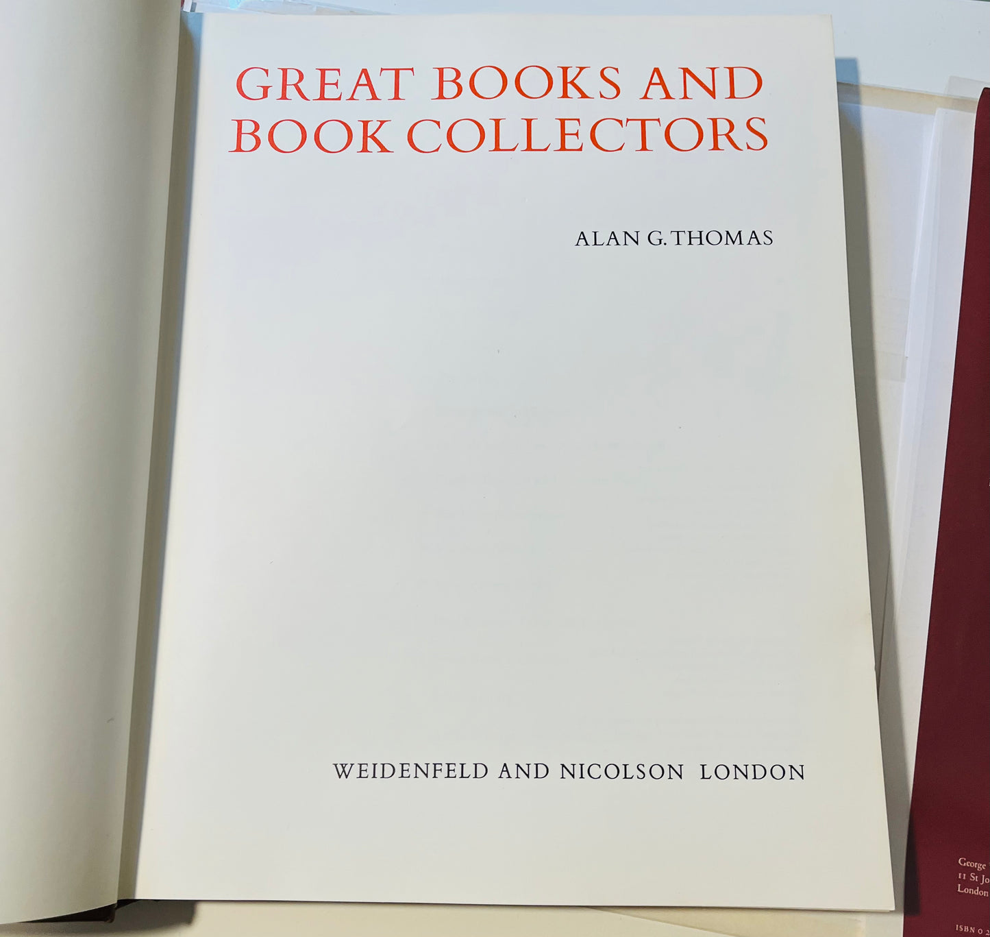 Great Books and Book Collectors