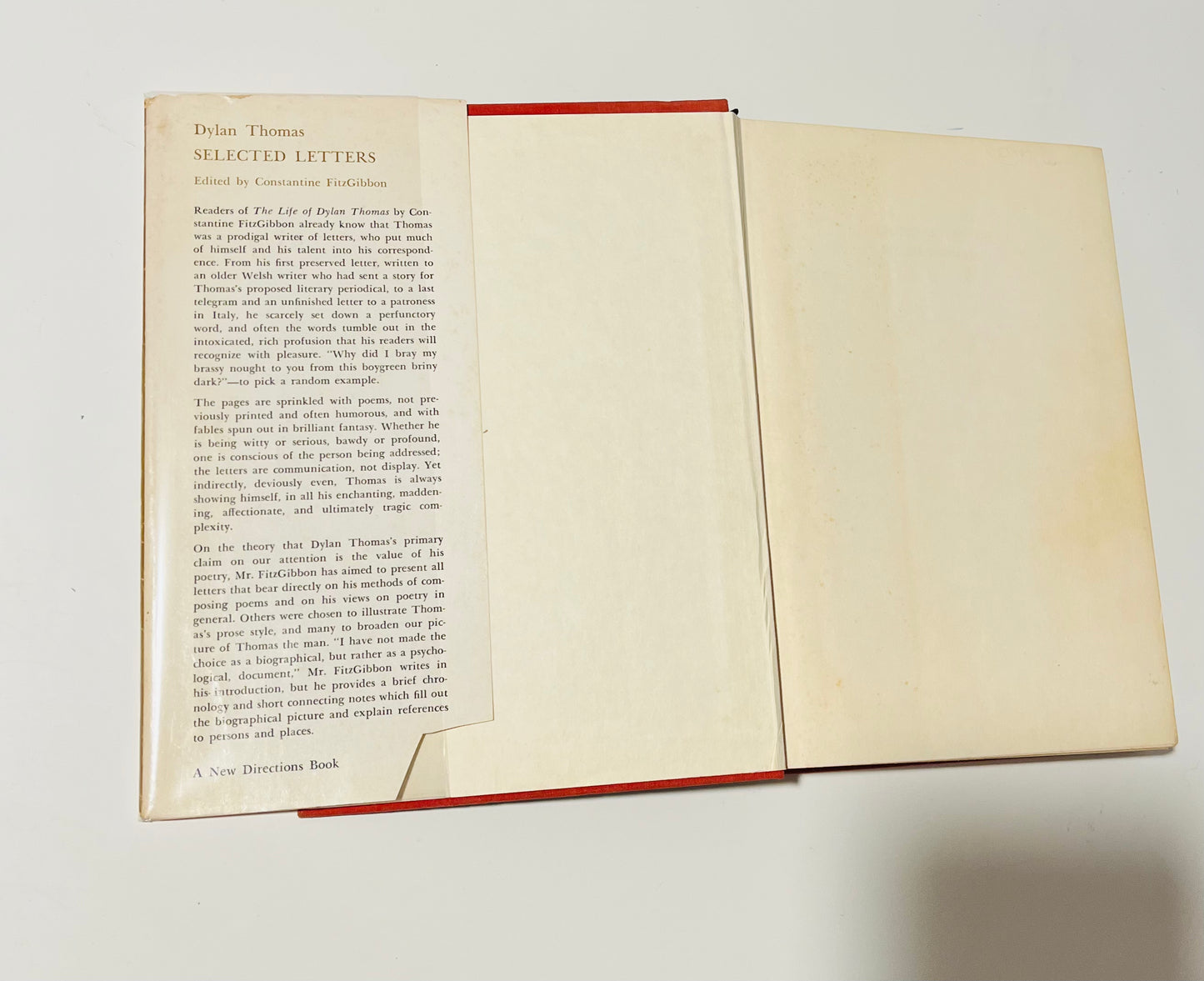 Selected Letters of Dylan Thomas