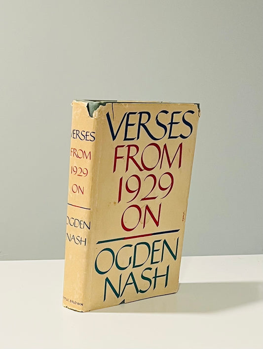 Verses from 1929 on