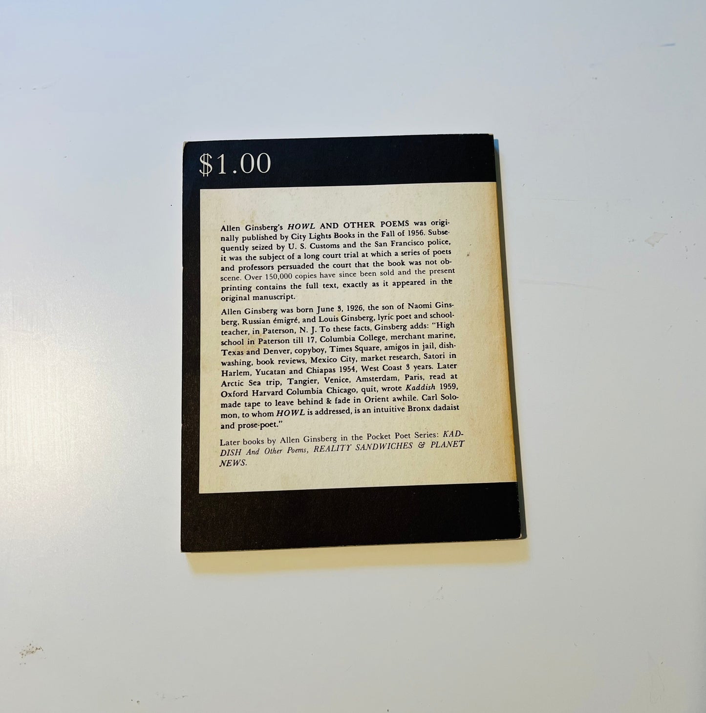 Allen Ginsberg Journals and HOWL