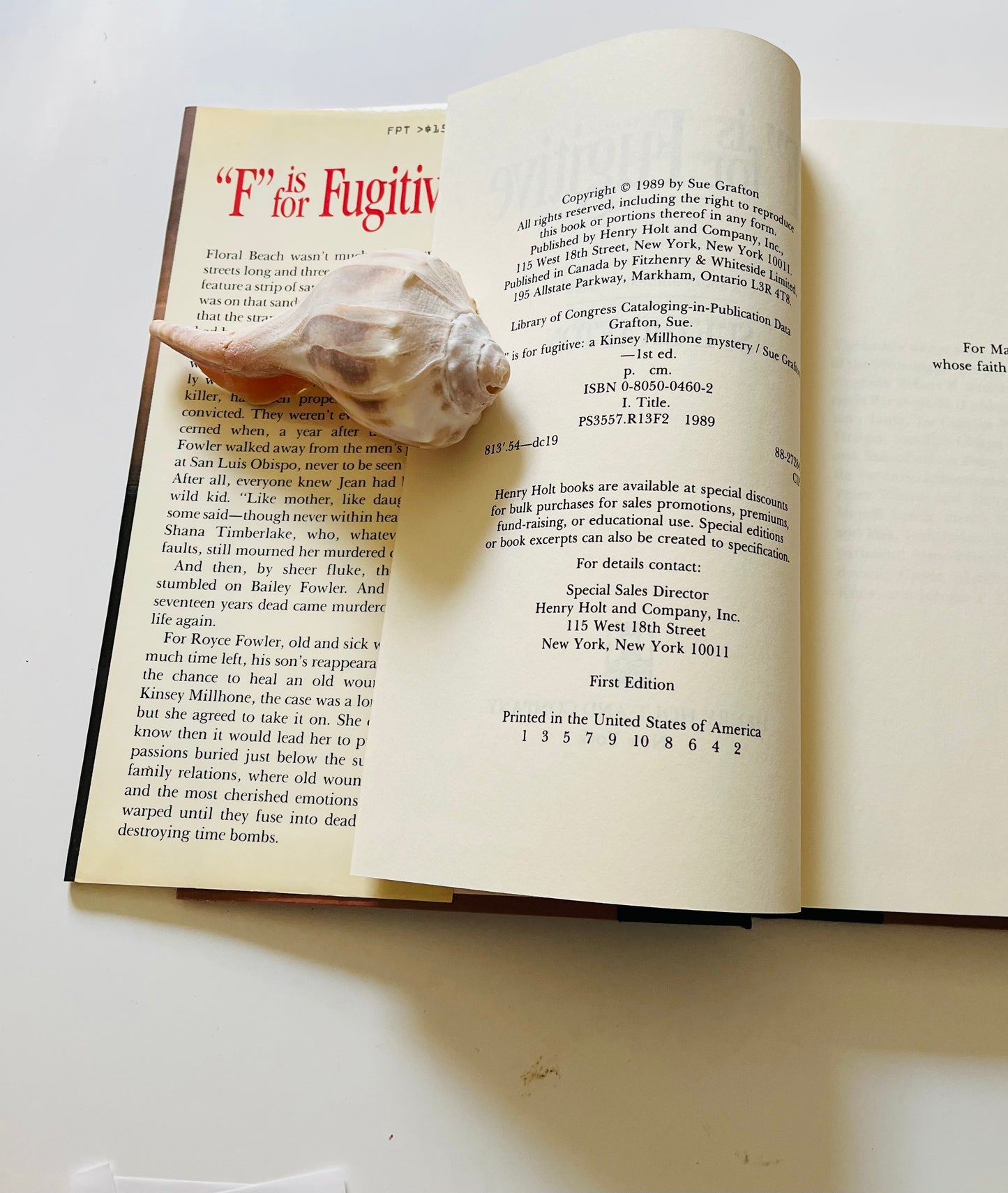 "F" is for Fugitive