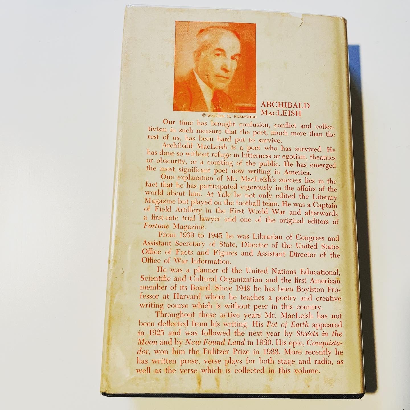 The Collected Poems of Archibald MacLeish - Burning Tree Books