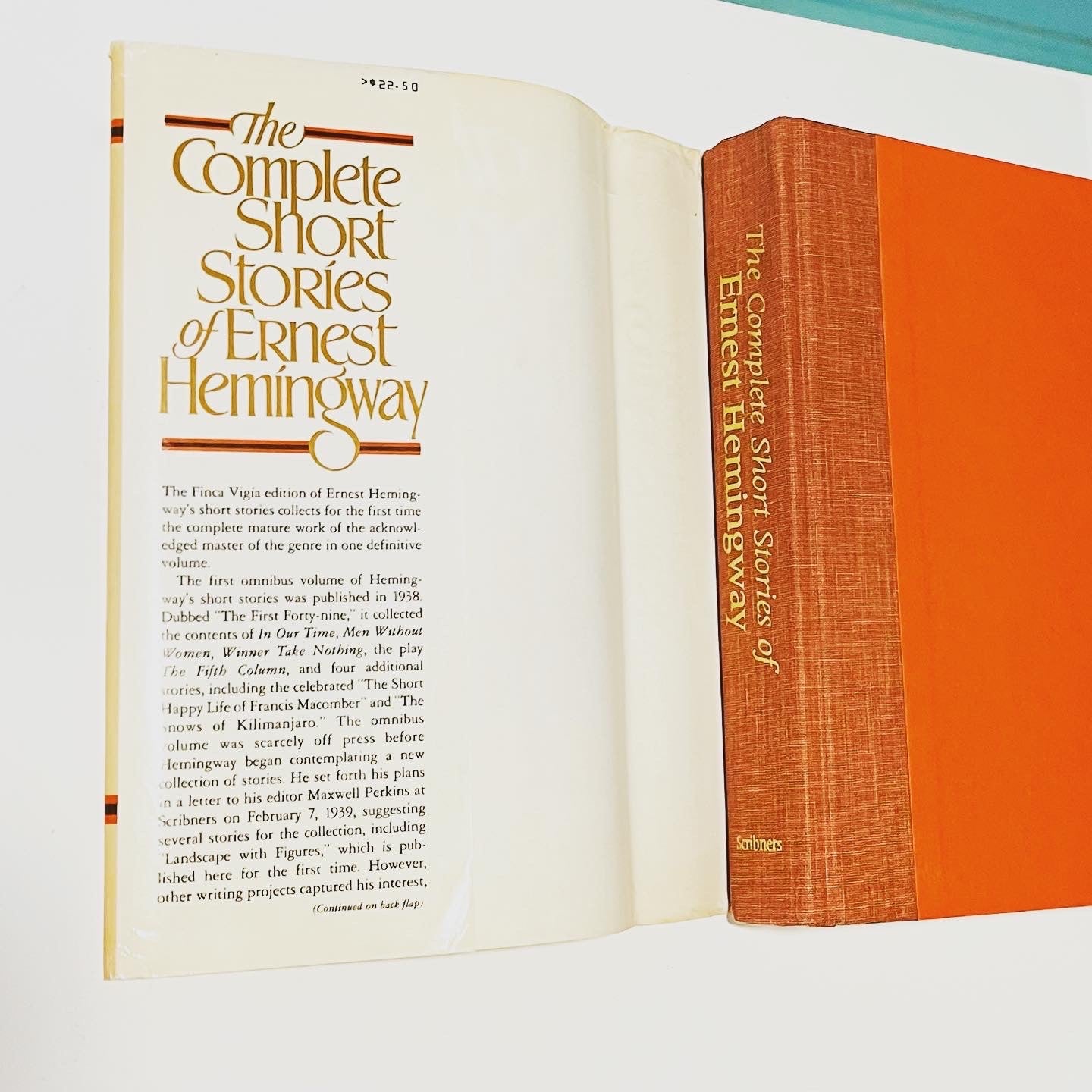 The Complete Short Stories of Ernest Hemingway - Burning Tree Books