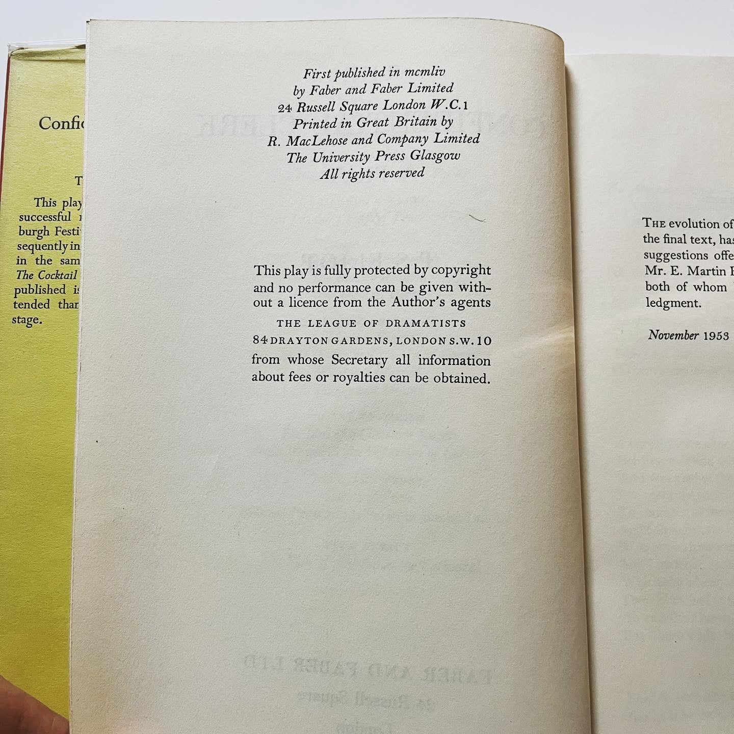 The Confidential Clerk - Burning Tree Books