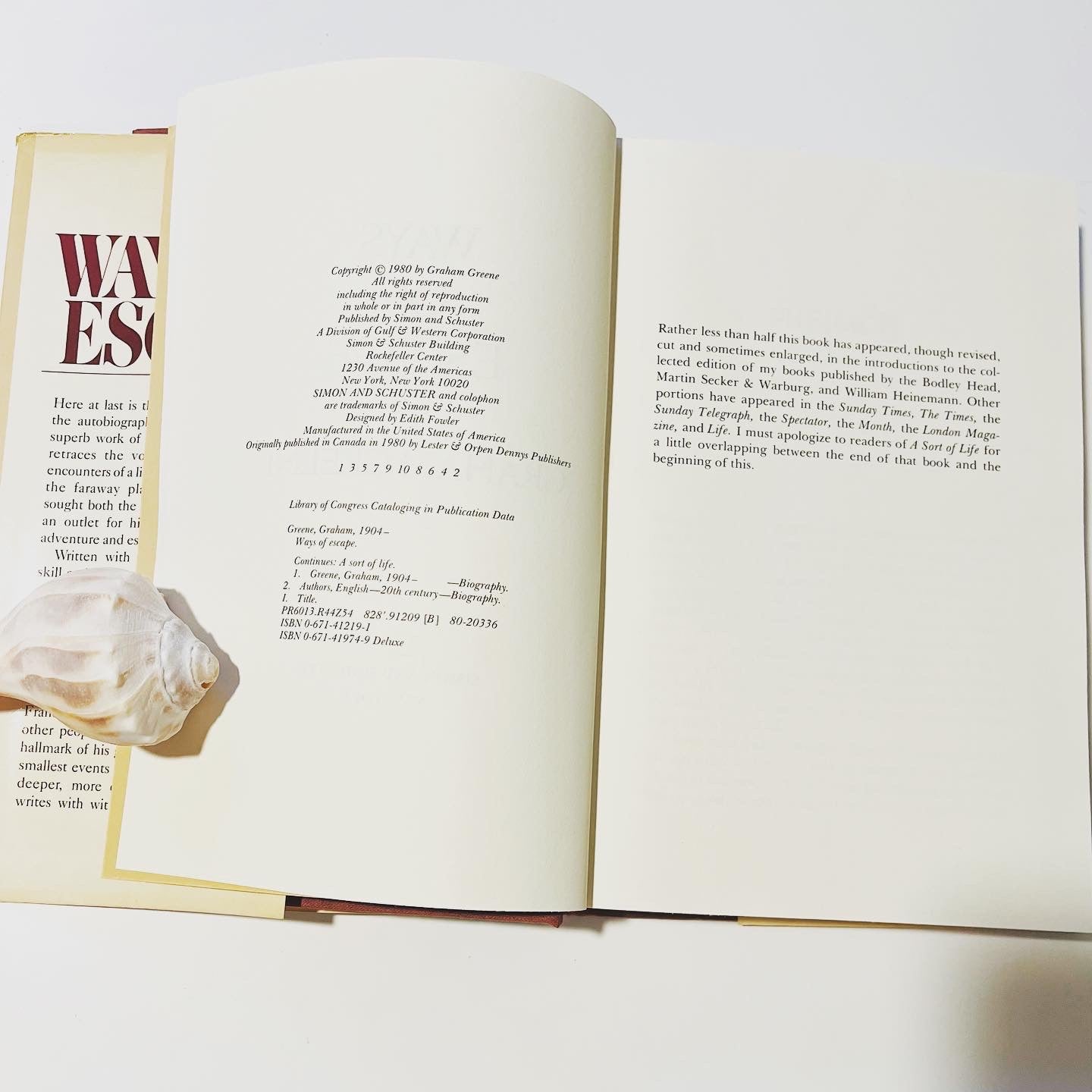 Ways of Escape - Burning Tree Books