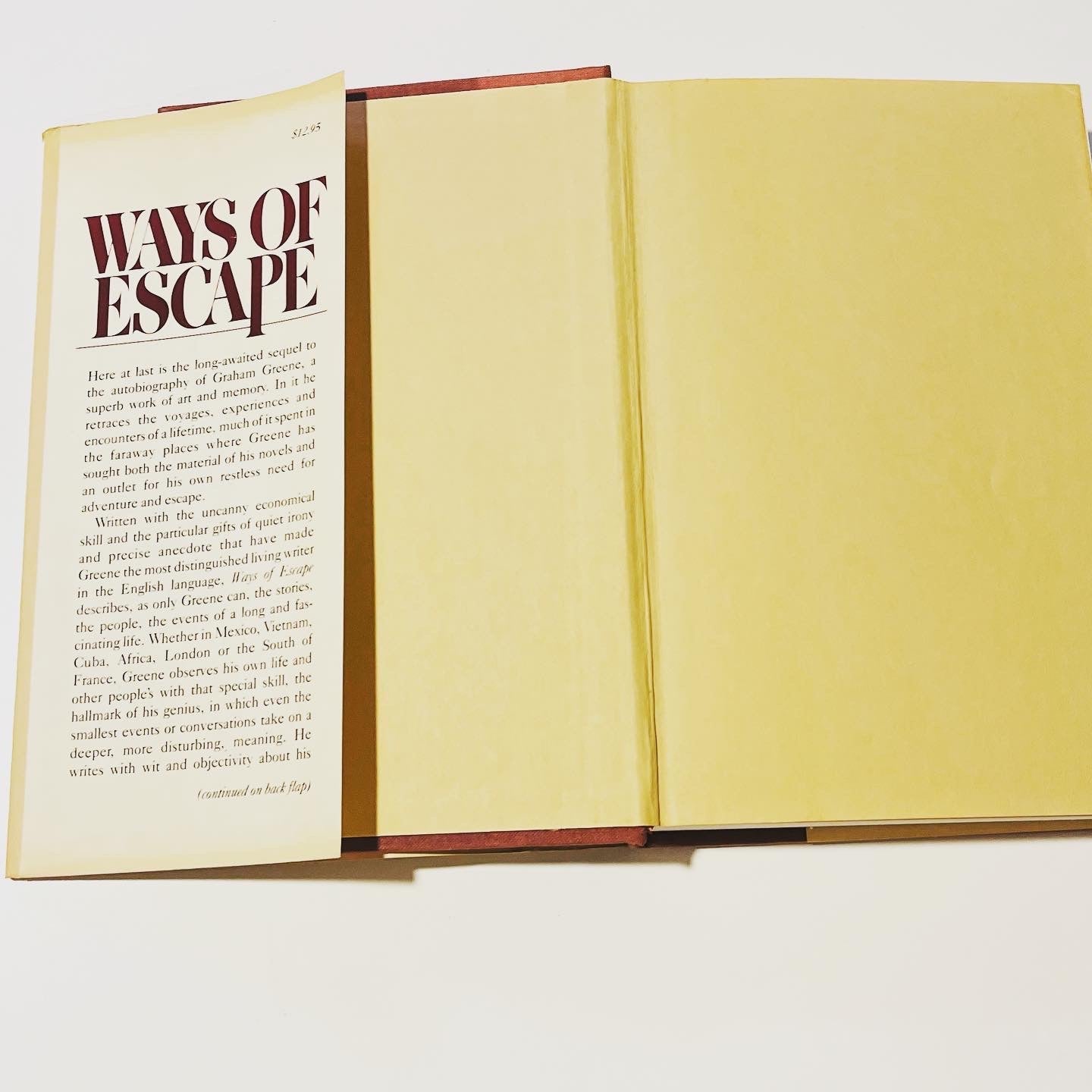 Ways of Escape - Burning Tree Books