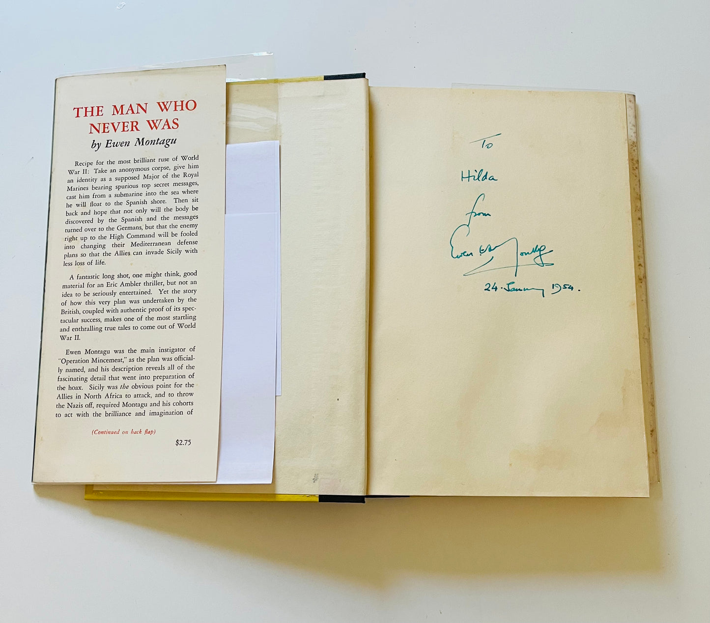 The Man Who Was Never There (signed copy)