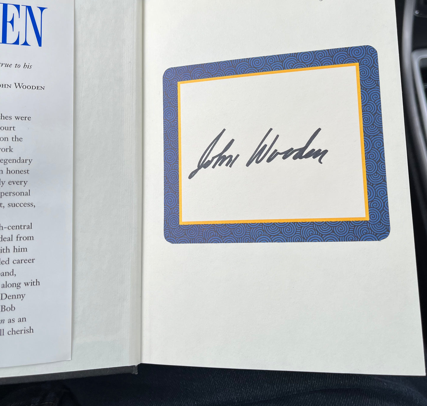 Wooden (signed copy)