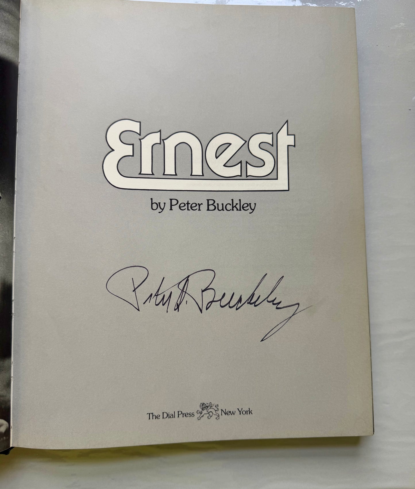 Ernest (signed copy)