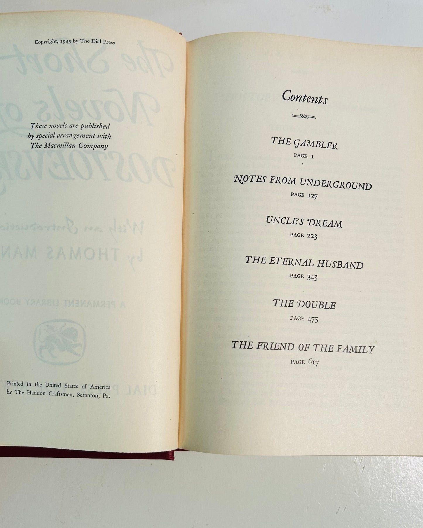 The Short Stories of Dostoevsky