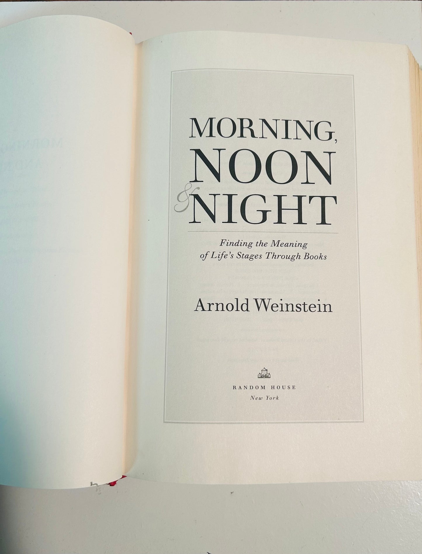 Morning, Noon and Night