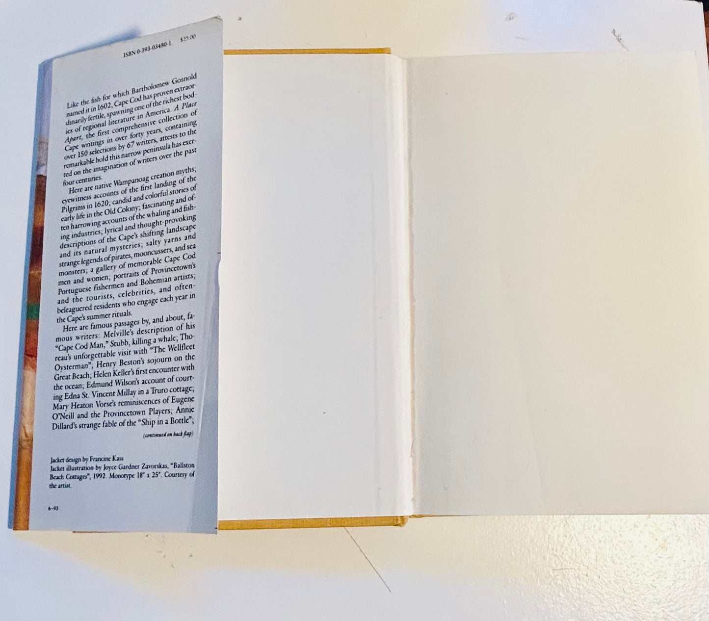 A Place Apart: A Cape Cod Reader (signed copy)