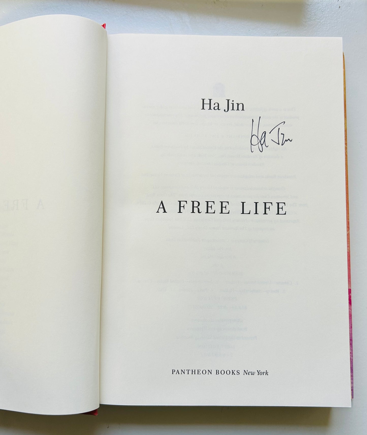 A Free Life (signed copy)