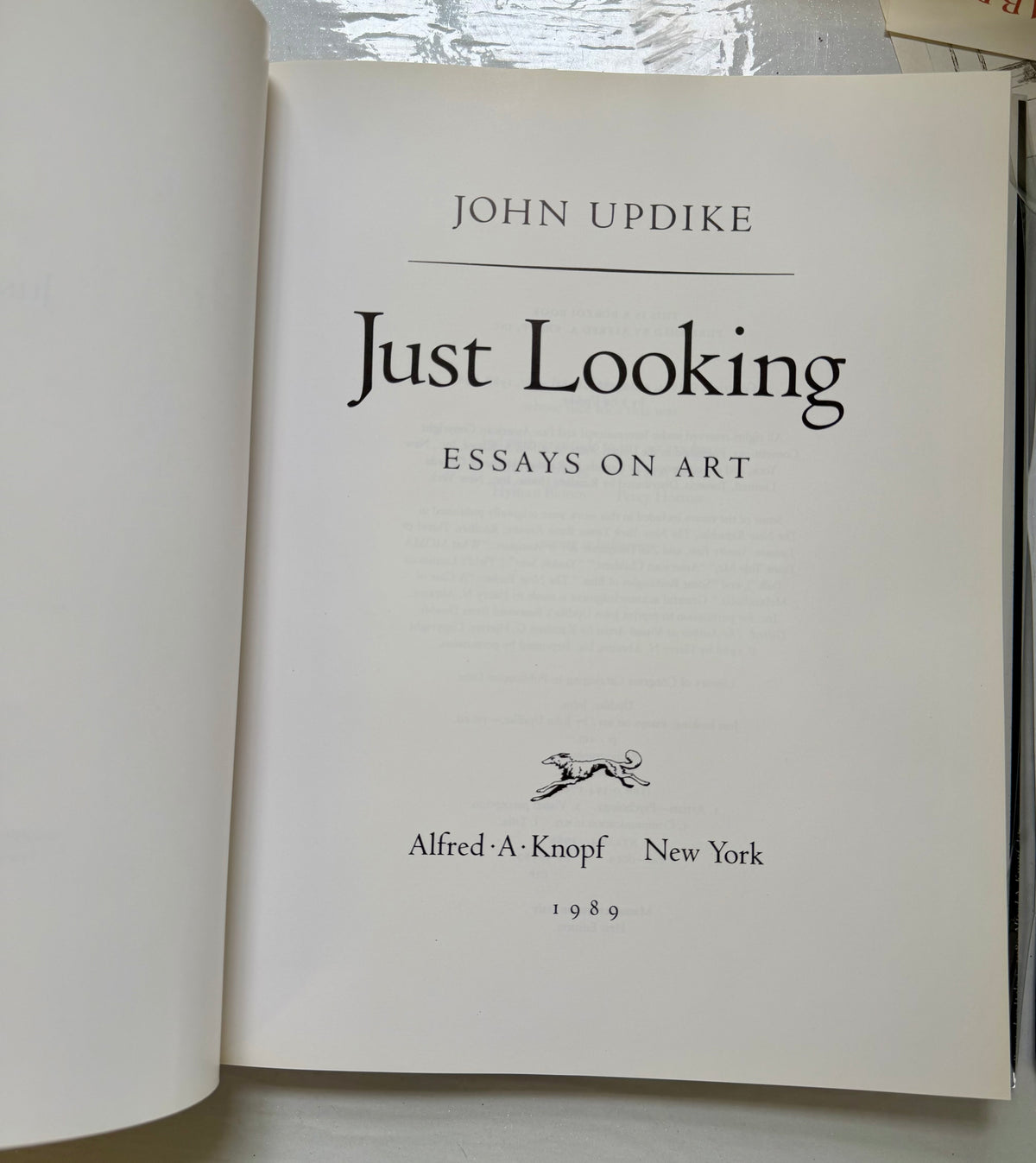 Just Looking: Essays on Art