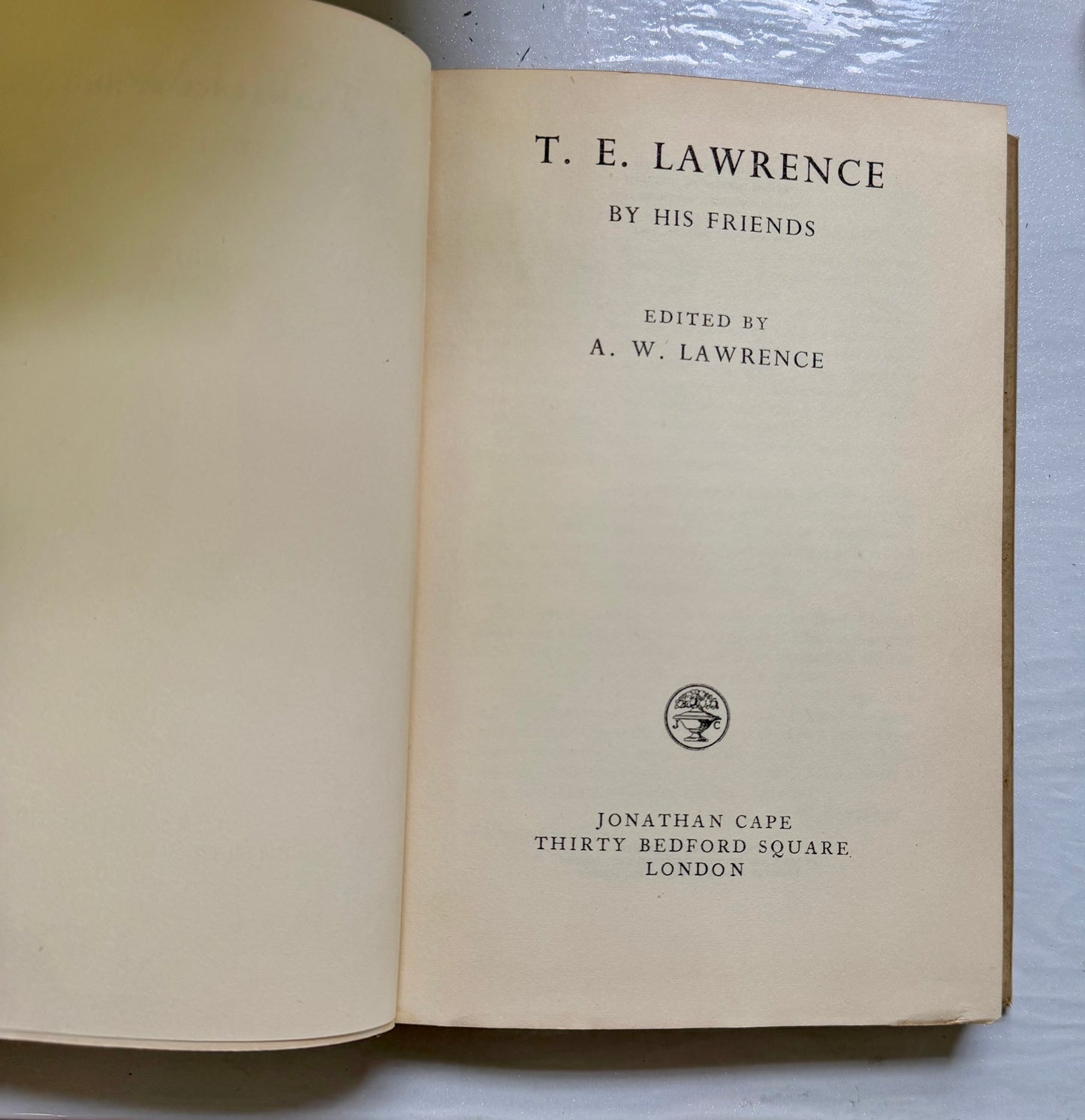 T.E. Lawrence by his Friends