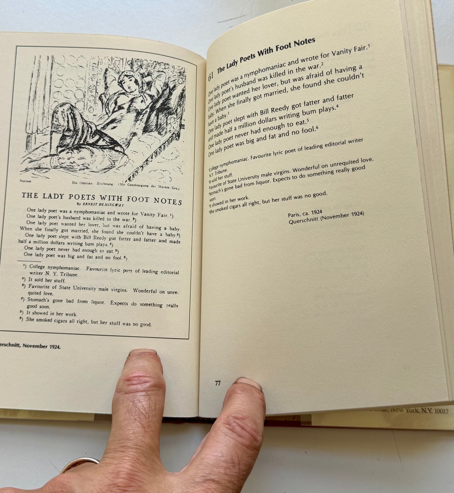 Ernest Hemingway 88 Poems