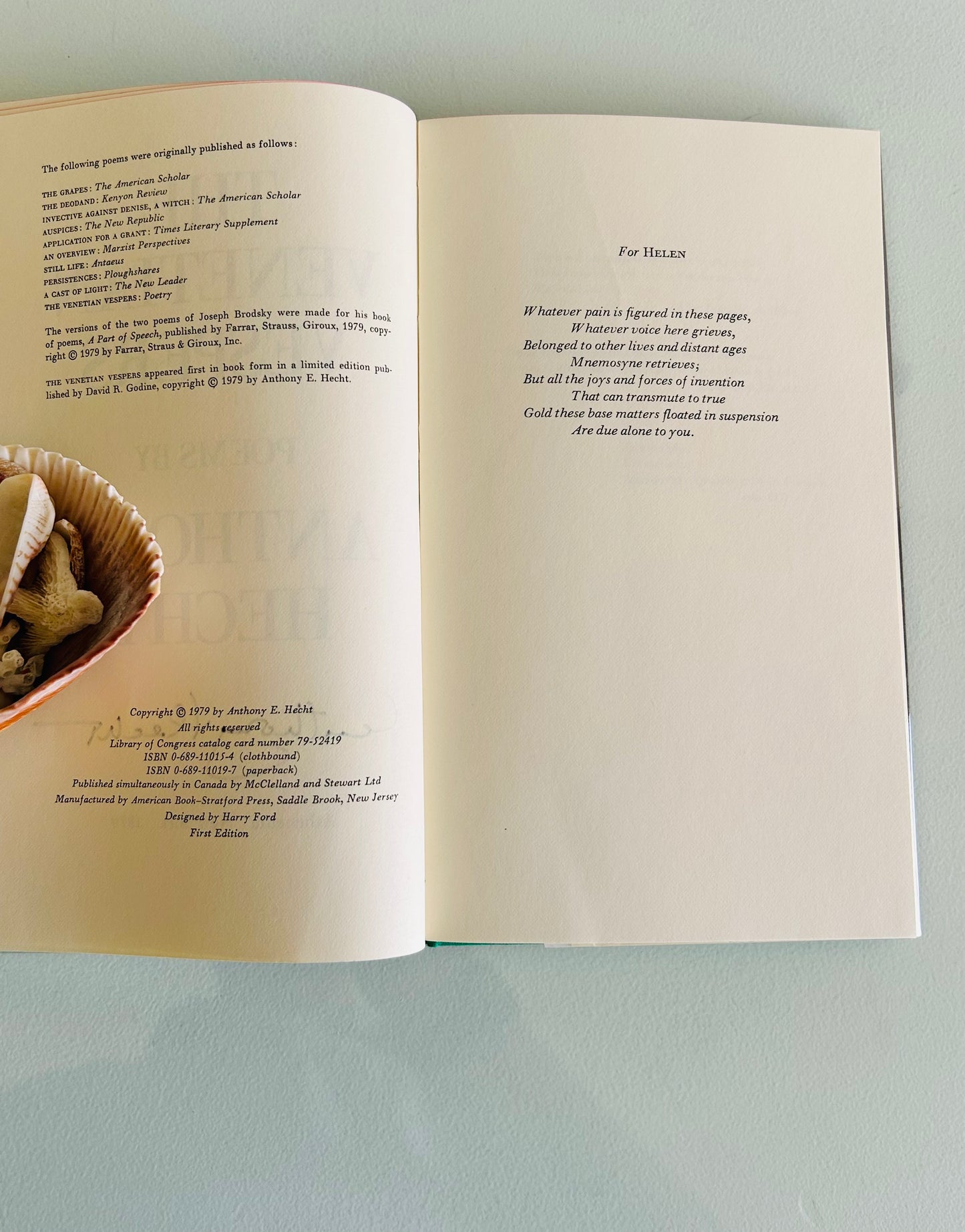 The Venetian Vespers (signed copy)