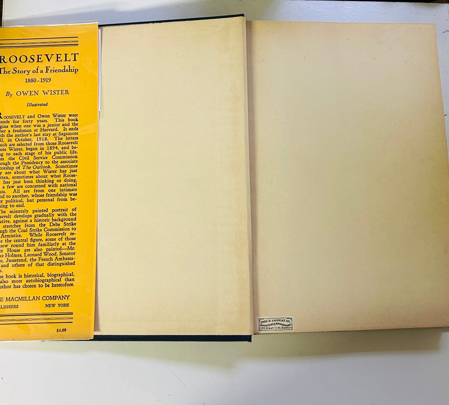 Roosevelt: The Story of a Friendship 1880-1919