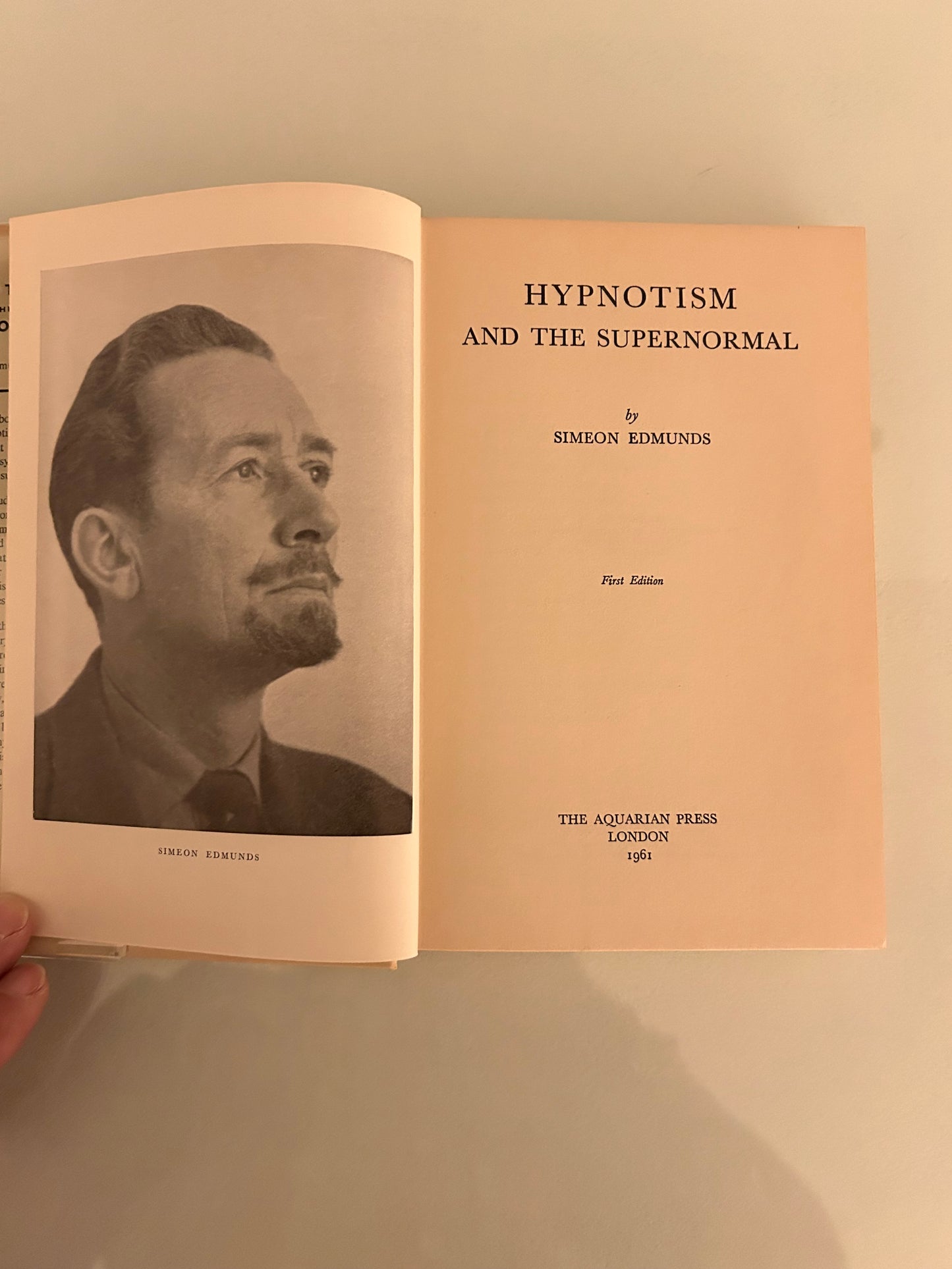Hypnotism and the Supernormal