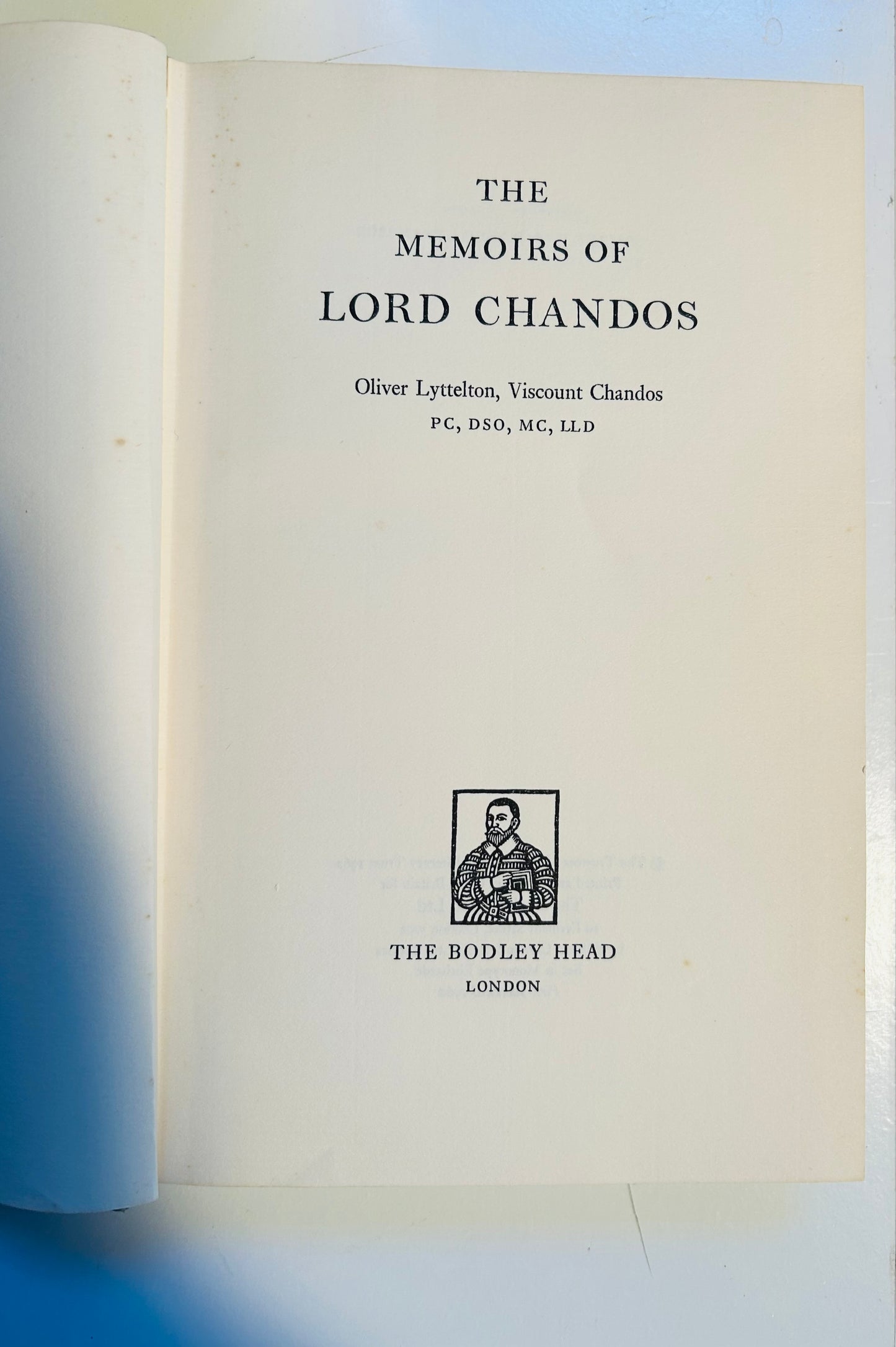 The Memoirs of Lord Chandos