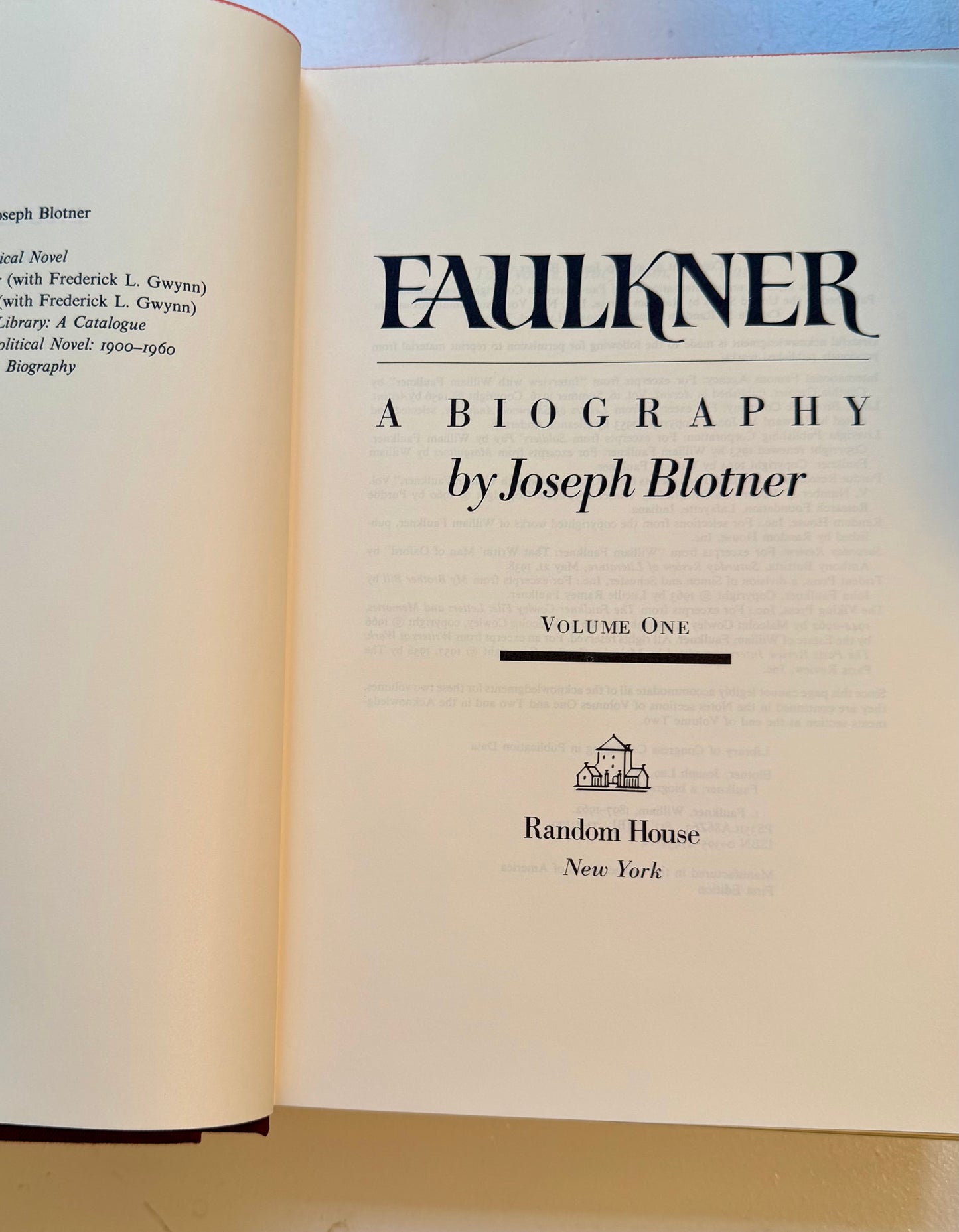 Faulkner: A Biography