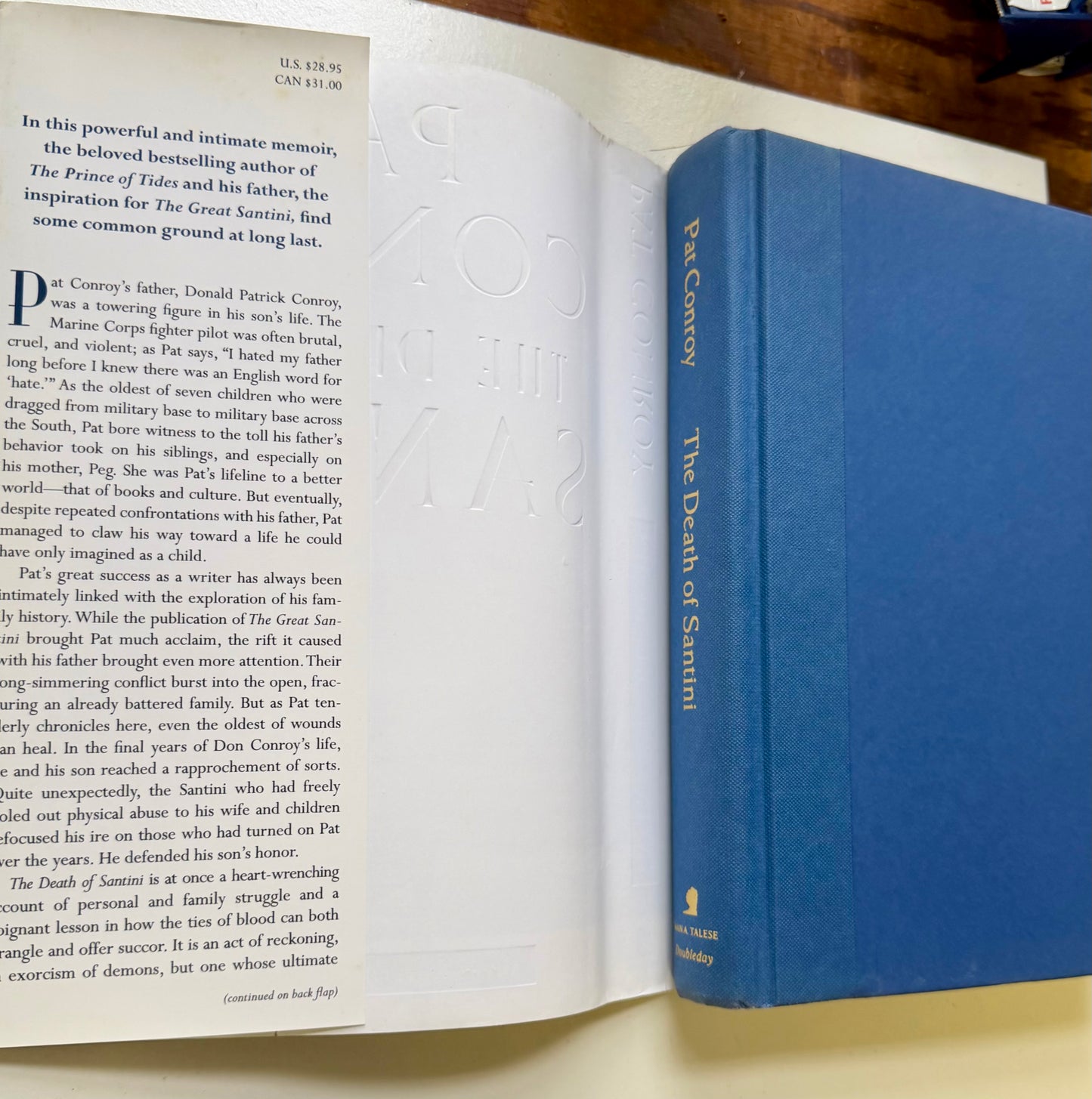The Death of Santini (signed copy)
