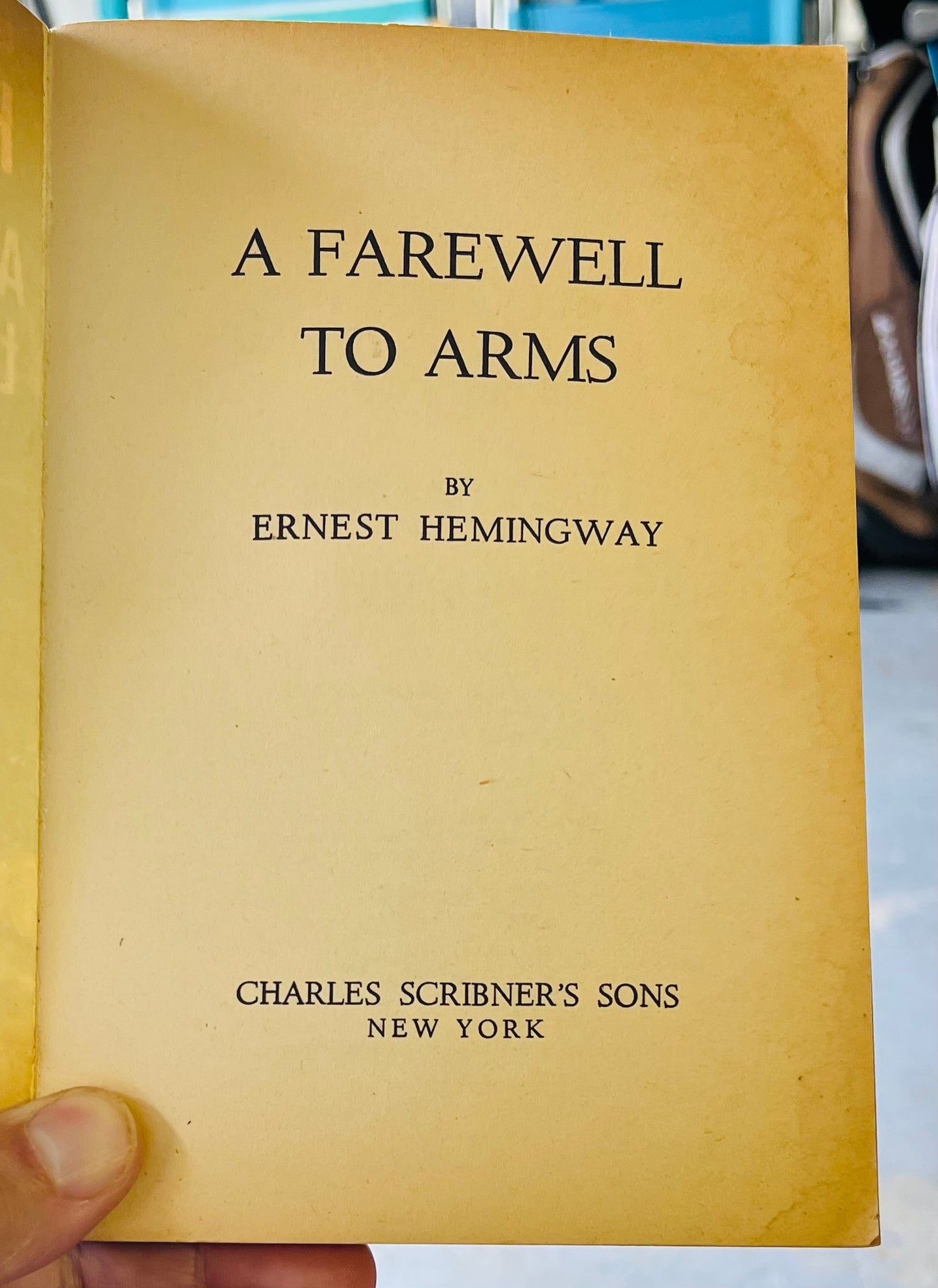 A Farewell to Arms