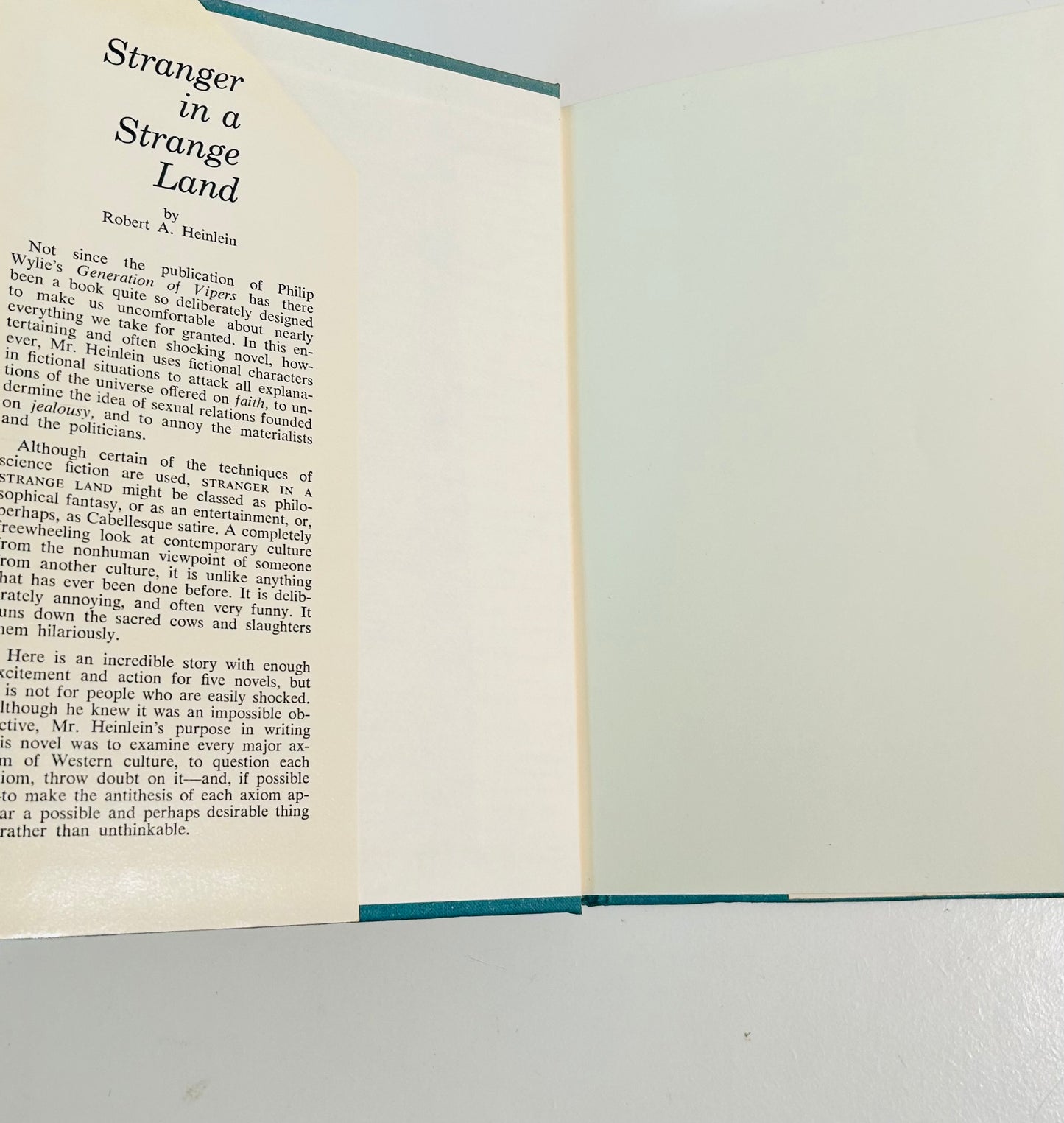 Stranger in Strange Land