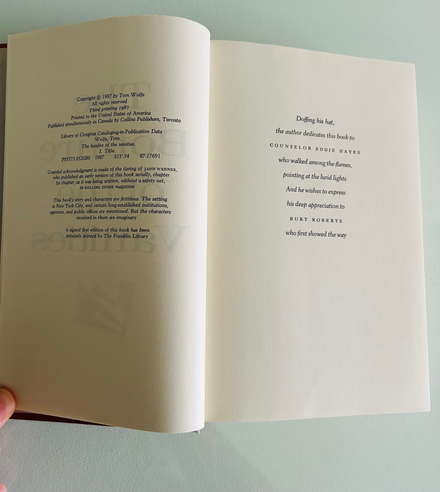 The Bonfire of the Vanities