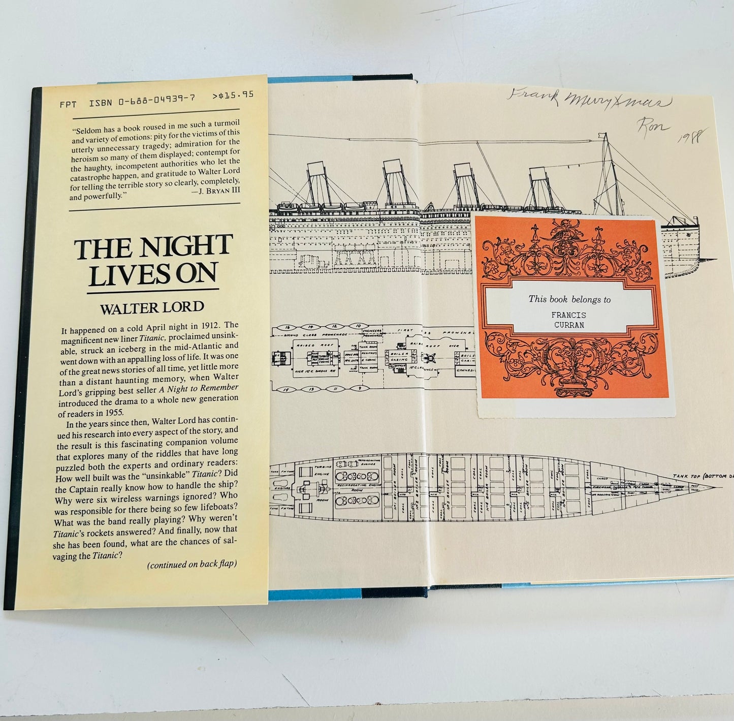 The Night Lives On: Thoughts, Theories and Revelations about the Titanic