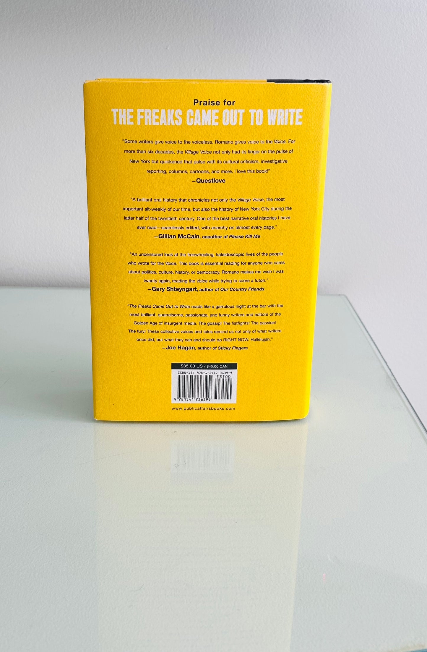 The Freaks Came Out to Write