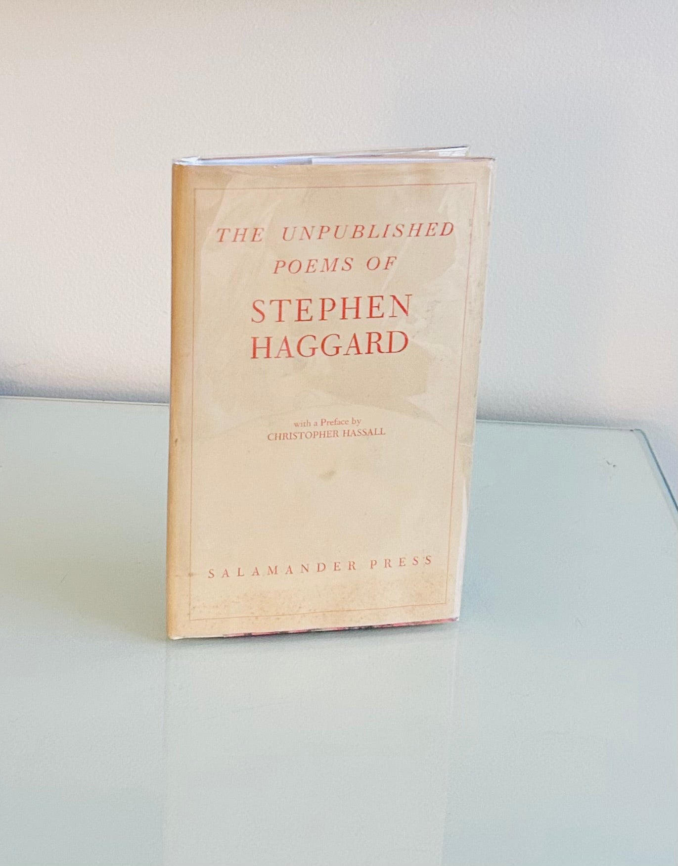 The Unpublished Poems of Stephen Haggard